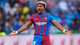 Adama Traore scores first goal for Barcelona [upl. by Ahsatniuq]