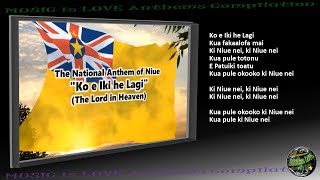 Niue National Anthem quotKo e Iki he Lagiquot INSTRUMENTAL with lyrics [upl. by Petite]