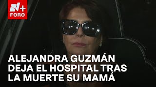 Así Salió Alejandra Guzman del hospital luego de darse a conocer la muerte de su mamá Silvia Pinal [upl. by Carberry230]