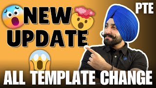 PTE new update all templates change  how to clear PTE exam  Gurwinder Sir [upl. by Aicyla]