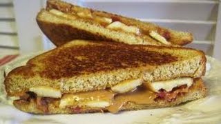 SassEsnacks ASMR The Elvis Sandwich  Eating Sounds  Mukbang [upl. by Bryana]