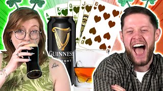 Irish People Try The Worst St Patricks Day Drinking Games [upl. by Ahsit]