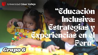 EDUCACIÓN INCLUSIVA Estrategias y experiencias 👩🏻‍🏫✏️👩🏻‍🦯‍➡️ [upl. by Estus955]