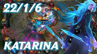 HOW TO PLAY KATARINA LIKE A PRO 1 DEATH  WILD RIFT CARRY GAMEPLAY [upl. by Ahsak45]