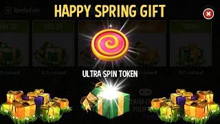 GOP3 Spring Calendar Gift Ultra Spin Token Prize Chest Reveal  Android [upl. by Ymmas43]