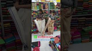 1minutes sarees cash on delivery available 1minutesarees readymadesaree weddingwear silksarees [upl. by Yalahs]