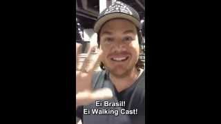 Josh McDermitt envia recado aos fãs do Walking Cast  Walking Dead Brasil [upl. by Obola]