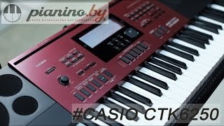 Обзор синтезатора Casio CTK6250 и CTK6200 от Pianinoby [upl. by Odell976]