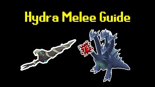 OSRS HYDRA MELEE GUIDE  TAKE NO DAMAGE [upl. by Aihtiekal]