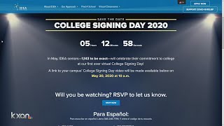 IDEA college signing day [upl. by Hallutama834]