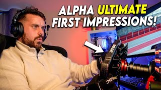 Simagic Alpha Ultimate First Impressions Whoa [upl. by Wandis]