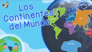 Los Continentes para Niños Videos Educativos para Niños [upl. by Haleigh534]