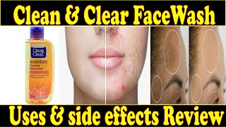 Clean amp Clear Face Wash Review😢  Uses amp Side Effects  Honest Review  Ayeshaa Naeem❤ [upl. by Garwood]