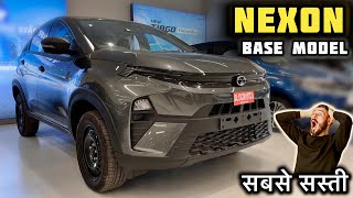 Tata Nexon Smart Optional 2024 Review 🔥 Tata Nexon Base Model 2024 Review 🔥 [upl. by Ylim]