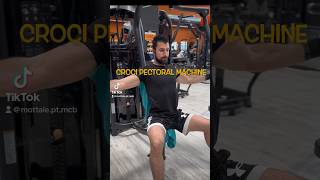 CROCI PECTORAL MACHINE gym palestra personaltrainer personaltraineronline allenamentofunzionale [upl. by Orgel637]