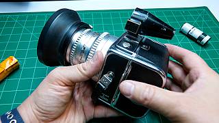 How to Load a Hasselblad SWC Film Camera Super Wide Film Camera  Smarter Every Day 2 [upl. by Tremain]