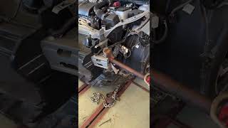 Adjust the car chassis repaircar automechanic automobile otomotif mechanic car diytoyota [upl. by Suirred]