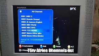 TStv Africa latest position and frequency 2018 [upl. by Sakmar]