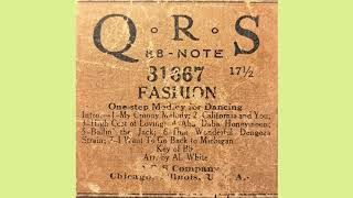 Fashion One Step Medley QRS Player Piano Roll [upl. by Stirling221]