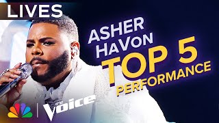 Asher HaVon Performs quotLast Dancequot by Donna Summer  The Voice Finale  NBC [upl. by Imeaj]