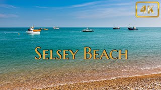 Selsey Beach 4K Drone West Sussex [upl. by Liarret]