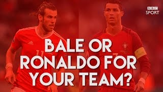 Euro 2016 Bale or Ronaldo  BBC Sport [upl. by Asset]