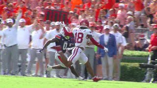 Arkansas powers past Auburn 2414 in SEC opener [upl. by Irovi578]