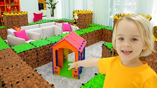 Vlad and Niki Giant Maze Challenge for kids [upl. by Brinn]