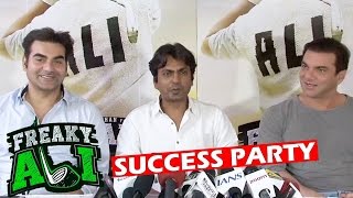 Salman Khans Freaky Ali SUCCESS PARTY  Nawazuddin  Arbaaz  Sohail [upl. by Tnarb]