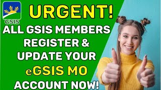 URGENTREGISTER amp UPDATE your eGSIS MO ACCOUNT NOW APPLY LOAN ONLINE STEP by STEP ACTIVATION GUIDE [upl. by Aillij]