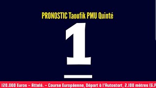 PRONOSTIC PMU Quinté du Jour DIMANCHE 10 Novembre 2024 R1C5 15h15 PlatHandicap 1600m à SAINT CLOUD [upl. by Delmer]