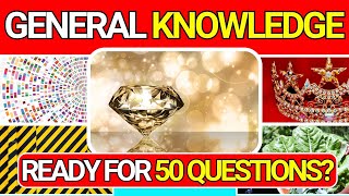 General Knowledge Quiz Trivia 25 📚💡 Can You Answer All 50 Questions Correctly 2024 [upl. by Lynnett]