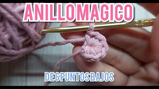 Como Hacer ⭐ANILLO MAGICO⭐ de 6 Puntos Bajos [upl. by Aivek]