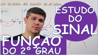 FUNÇÃO DO 2º GRAU ESTUDO DO SINAL [upl. by Aihsenet]