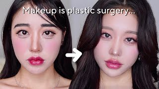 HOW TO BE BETTER AT MAKEUP FOR BEGINNERS Using ALL tips from Kpop makeup artists [upl. by Nylrebmik]