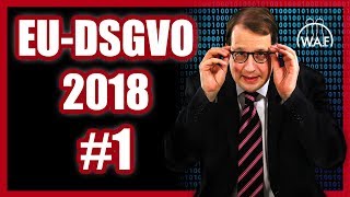 DSGVO 2018 einfach erklärt Die neue EUDatenschutzgrundverordnung  DSGVO for Absolute Beginners [upl. by Emmott]