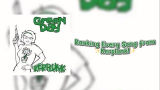 Ranking Every Song from Kerplunk [upl. by Bean400]