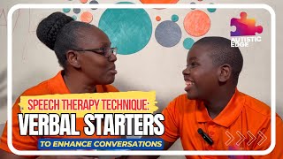 Verbal Starters Works Wonders in Speech Therapy [upl. by Shanon723]