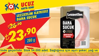 Lezzetlim Katkısız Dana Sucuk hem ŞOK’ta hem Cepte ŞOK’ta ŞOKUcuz [upl. by Bruner]