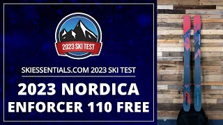 2023 Nordica Enforcer 110 Free  SkiEssentialscom Ski Test [upl. by Ahsekel596]