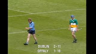 OFFALY V DUBLIN RTE NEWS REPORT  1990 LEINSTER HURLING FINAL  GAA IRELAND [upl. by Eislehc370]