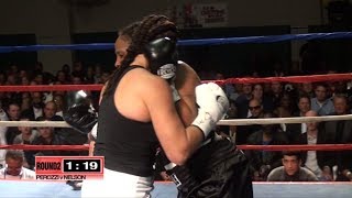 Boxing Teresa Perozzi vs Tori Nelson Rematch Rounds 12 amp 3 [upl. by Nadabb788]