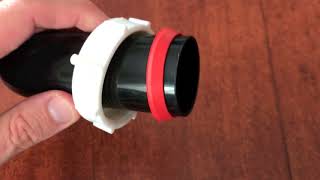 How a Slip Joint Nut works  Creates water tight Seal  Plumbing 101 [upl. by Fabiano]