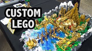 Micro LEGO Asgard from Thor  Philly Brick Fest 2018 [upl. by Ignacio]