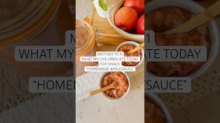 MOTHER TO 11 NO SUGAR ADDED Simple Homemade Applesauce [upl. by Ruperto]