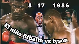 Mike Tyson vs El niño Ribalta Battle of Contender tyson ribalta highlights [upl. by Annayr]