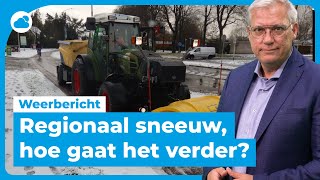 Weerbericht lokaal glad door winterse buien woensdag meer sneeuw [upl. by Adnir]