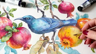 Which color to start with Underpainting Tips for Realistic Watercolor [upl. by Enrobso]