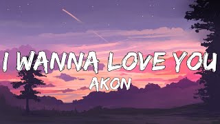 Akon  I Wanna Love You Official Lyrics Video [upl. by Anelat]