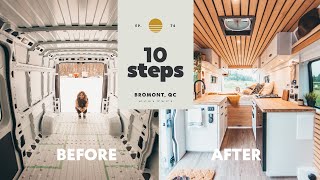 Build YOUR VAN in 10 STEPS  From START to FINISH In only 10 MINUTES [upl. by Enyawad542]